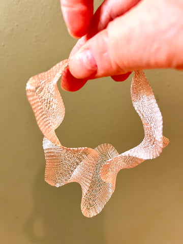 Copper Mesh Any-Way-You-Want-It Shape Changing Bracelet
