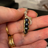 Sterling Silver Peacock Pearl Pendant
