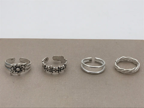 Sterling Silver Toe Rings