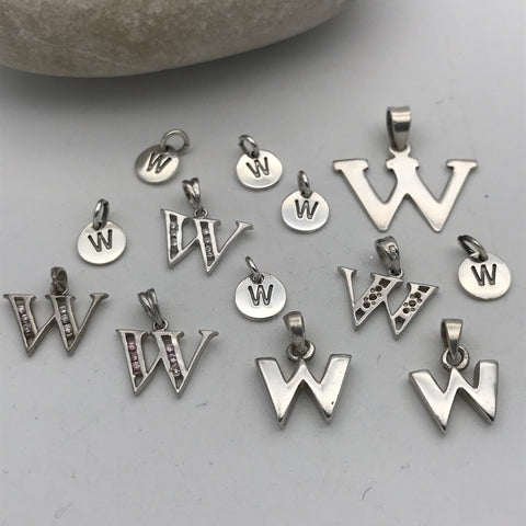 Initial charm letter W