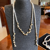 Beautiful Open Ended Cultured Pearl Necklace
