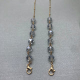 Glasses/Spectacles/Sunglasses Faceted Crystals Chain Strap
