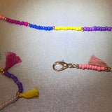 Glasses/Spectacles/Sunglasses Bright Bold Colour Tassels Chain Strap