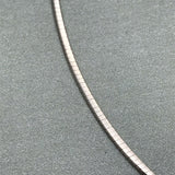 Gold Vermeil Omega Domed Gold/Silver reversible 2.2mm Chain