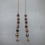 Glasses/Spectacles/Sunglasses Faceted Crystals Chain Strap