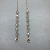 Glasses/Spectacles/Sunglasses Faceted Crystals Chain Strap