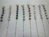 Glasses/Spectacles/Sunglasses Faceted Crystals Chain Strap