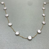 Glasses/Spectacles/Sunglasses Dainty Button Pearl Chain Strap