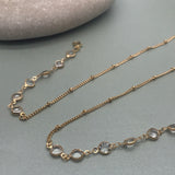 Glasses/Spectacles/Sunglasses Clear Faceted Crystal Chain Strap