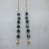 Glasses/Spectacles/Sunglasses Faceted Crystals Chain Strap