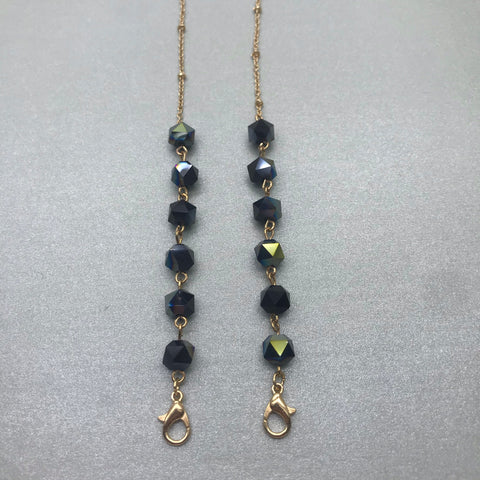 Glasses/Spectacles/Sunglasses Faceted Crystals Chain Strap