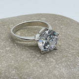 Massive 11mm Diamond Solitaire Ring