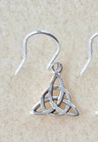 Sterling Silver Celtic Knot Drop Earrings