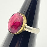 Sterling Silver Ring With Ruby  (9)