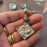 Bali Face Pendant with stone