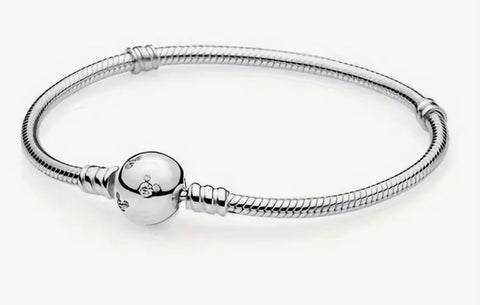 Sterling Silver European Bead Bracelet