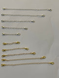 Necklace/Bracelet Extension Chain with lobster clasps