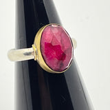 Sterling Silver Ring With Ruby  (9)