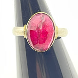 Sterling Silver Ring With Ruby  (9)