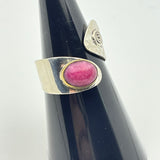 Sterling Silver Ruby Ring Size 10-13