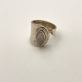 Sterling Silver Moonstone Ring Size 9-11