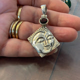 Bali Face Pendant with stone