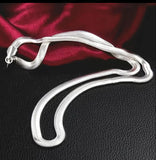 Silver Snake Bone Chain 6mm