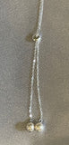 Sterling Silver Long Slider Pearl Necklace