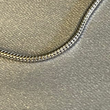Sterling Silver Simple Snake Chain Bracelet