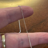 Sterling Silver 1.4mm Belcher Chain Necklace 18”