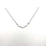 Silver Antler Necklace