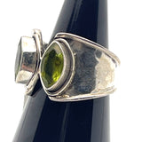 Sterling Silver Peridot ring Size 7