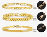 Gold Vermeil Sterling Silver Hip Hop Cuban Bracelet