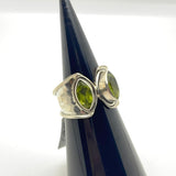 Sterling Silver Peridot ring Size 7