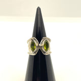 Sterling Silver Peridot ring Size 7