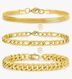 Gold Vermeil Sterling Silver Hip Hop Cuban Bracelet