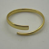 Gold Vermeil Cross-over Ring