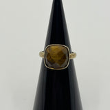 Sterling Silver Ring With Tiger Eye Stone  (7)