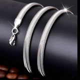 Silver Snake Bone Chain 6mm