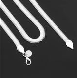 Silver Snake Bone Chain 6mm