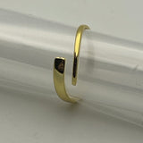 Gold Vermeil Cross-over Ring
