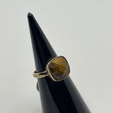 Sterling Silver Ring With Tiger Eye Stone  (7)