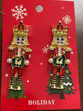Christmas Nutcracker Drop Earrings