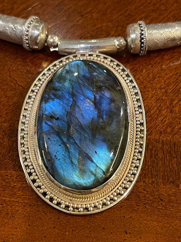 Stunning Labradorite Pendant