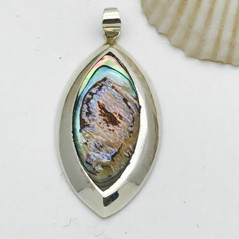 Sterling Silver Abalone Pendant