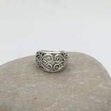 Heart Shaped Scroll Ring
