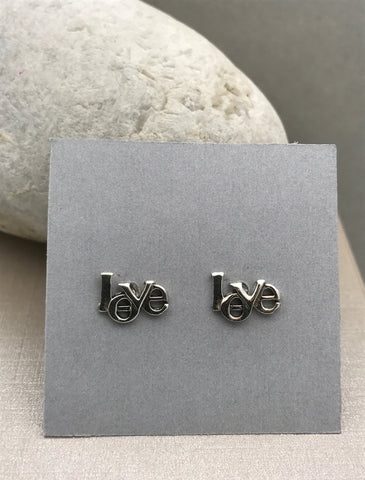 'Love' Stud earrings