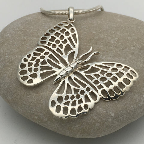 Extra Large Cut Butterfly Pendant