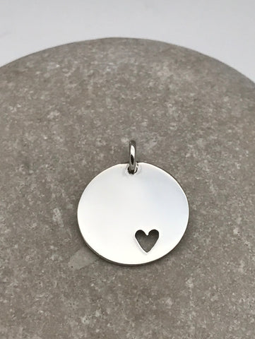 Cut Out Heart Charm