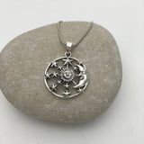 Night Time Circle Pendant